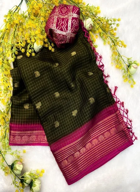 Tew Dola Silk Crush Work Saree Wholesale Clothing Distributors In India